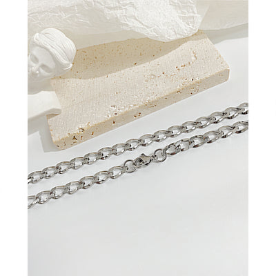 Colier Simple Chain LSS07 - Argintiu