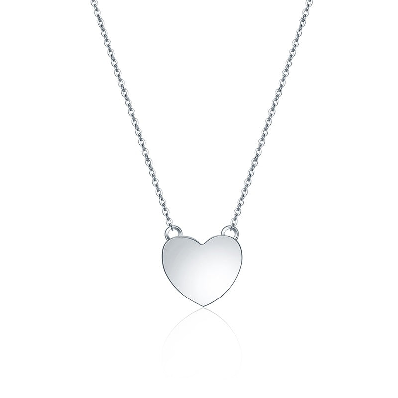 Colier Argint Full Heart L04