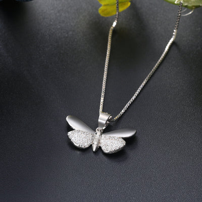 Colier Argint Dazzling Butterfly L25